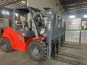 Truk Forklift Diesel Off-Road 2.5 Ton-5 Ton 4WD 4x4 3.5 Ton untuk Medan Berat Semua Jenis Forklift Internal Combustion untuk Dijual - Product Image 2