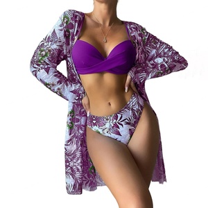 Bikini de Dos Piezas Hecho a Mano con Logotipo Personalizado, Detalle de Cordón Mate y Detalles Acanalados, Tallas Grandes para Mujer - Product Image 2