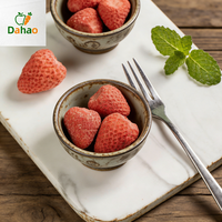 Fresas Liofilizadas Enteras/En Rodajas/En Cubos/En Polvo, Snack de Fruta Seca Congelada al por Mayor, Fresas FD Crujientes, Fresas Puras Deshidratadas