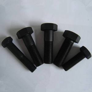 Steel Plain Finish Diy Grade Heavy Hex Construction <strong>Bolts</strong> M20/M24 High Strength Class 10.9 &amp; 12.9 Din 933 Weier with Nuts - Product Image 6