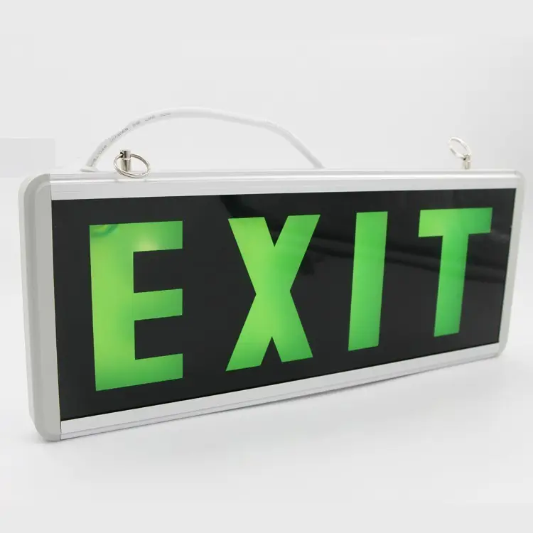 Fire Door Running Man Wall Mounted Evakuasi Kebakaran Tanda Garansi 2 Tahun Lampu Led Emergency Exit Sign