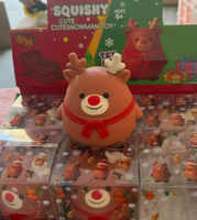 Ensemble de jouets sensoriels anti-stress à rebond lent pour les fêtes, en TPR, Père Noël, Bonhomme de neige, Renne, Citrouille, Fantôme, Cadeau de Noël