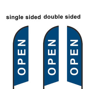 Bandera abierta <span class=keywords><strong>para</strong></span> negocios con poste y Estaca de tierra, letreros abiertos Bandera de Swooper Bandera de plumas publicitarias <span class=keywords><strong>para</strong></span> negocios externos - Product Image 6