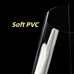 Rouleau de film PVC transparent, résistant aux hautes températures, écologique, durable, anti-inflammatoire, isolant, feuille de plastique à découper - Product Image 2