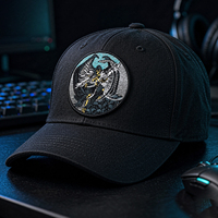 Écussons brodés professionnels écologiques pour équipes de gaming e-sport, thermocollants pour casquettes de streamers, vestes, sacs à dos, motifs floraux