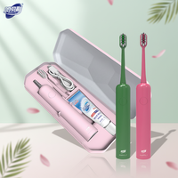 Brosse à dents électrique sonique intelligente Happily IPX7, conception haute technologie pour un blanchiment doux des dents, type C, brosse à dents pour adultes