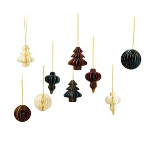 Décoration <span class=keywords><strong>de</strong></span> <span class=keywords><strong>Noël</strong></span> Sphérique Transfrontalière, <span class=keywords><strong>Boule</strong></span> Nid d'Abeille, Lanterne, Pendentif <span class=keywords><strong>Origami</strong></span>, Décoration <span class=keywords><strong>de</strong></span> Mariage et <span class=keywords><strong>de</strong></span> Maison, <span class=keywords><strong>Boule</strong></span> Suspendue - Product Image 1