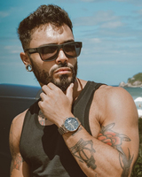 MEGIR 2150 Montre à Quartz Homme en Acier Inoxydable, Design Populaire, Prix Bas, Stock Original Prêt à Expédier, Qualité Supérieure 2026