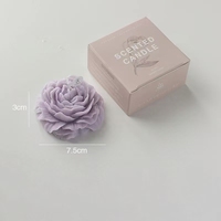 Bougie artisanale de luxe en cire de soja 2027, forme florale moderne, parfum floral naturel, décoration pour la Saint-Valentin, mariage, maison, 29