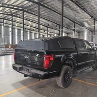Auvent en aluminium Isuzu D-Max avec portes d'accès latérales, capot de benne anti-poussière pour le travail et les voyages