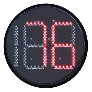 LED Timer hitung mundur 300mm tahan air LED Dua dan setengah digit tiga warna modul sinyal hitung mundur lalu lintas