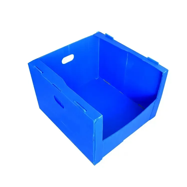 Large Capacity Clothes Corflute Plastic Correx Stacking Pick Bins For Warehouse Storage Picking Bins
