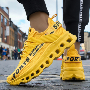 Zapatos Deportivos de Moda para Hombre, Transpirables, con Superficie de Malla Voladora, Antideslizantes, con Amortiguación de Impactos, Suaves y Cómodos para Caminar - Product Image 2
