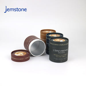 Boîte-cadeau cylindrique en carton pour café en grains, impression personnalisée, emballage alimentaire, poudre de café, thé en vrac, tube en papier kraft - Product Image 2