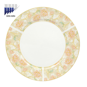 Nouveaux designs d'assiette à dîner vente à chaud nouvelle assiette en céramique de porcelaine fine de haute qualité - Product Image 6