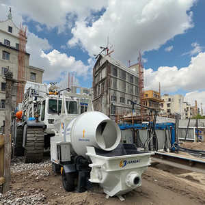 Pompe à béton électrique diesel DBT15 à prix d'usine, état neuf, moteur vertical 20m pour la construction - Product Image 1