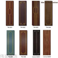 Neue chinesische Wandverkleidung aus lackiertem Massivholz mit Blumenmuster für Wohnzimmer-Sofa-Ecken – integrierte Dekoration