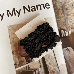 ชุดยางรัดผมผ้าซาตินเนื้อนุ่ม <span class=keywords><strong>สี</strong></span>โทนกลาง สไตล์แฟชั่นสำหรับผู้หญิง ใส่ได้ทุกวัน - Product Image 2