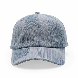 Custom Plain Blank Vintage Washed Denim <b>Dad</b> Hats Caps - Product Image 2