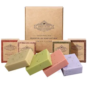 Natural Ingredients Best Exfoliating Body Scrub Soap Bar for Woman and Men