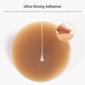 แผ่นปิดจุกนมซิลิโคนแบบใช้ซ้ำได้ รุ่นใหม่ แผ่นเสริมหน้าอกเสมือนจริง อุปกรณ์เสริมบราซิลิโคนสำหรับผู้หญิง - Product Image 2