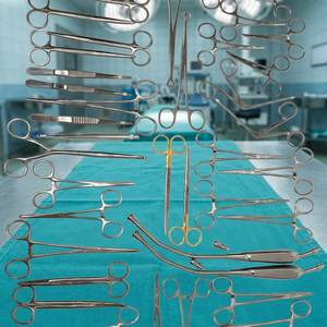 Ensemble d'instruments chirurgicaux en acier inoxydable Grip GS-DF-0010 pour la chirurgie générale, manuel, certifié CE ISO13485 Classe I - Product Image 2