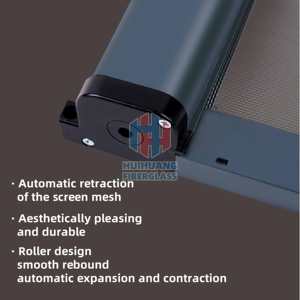 Mosquiteras enrollables ocultas para ventanas, a prueba de mosquitos, con marcos de aluminio, venta al por mayor de fábrica - Product Image 4