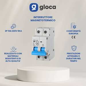 Gloca JXB1-63 2P 10A 220V C10สวิตช์แม่เหล็กไฟฟ้าอัตโนมัติแบบแม่เหล็กชุด3ชิ้น - Product Image 2