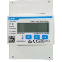 Compteur intelligent monophasé CHNT DDSU666 DTSU666 1P2W 80A 60A 220V 230V RS485 MODBUS Version anglaise ou chinoise CHNT Power Energy