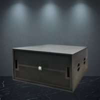 Haut-parleur mono à basses ultra-fondes LS3 Dual 18 pouces LW218D 1200W 4 Ohm, enceinte en bois sur pied, réponse en fréquence 38Hz-300Hz, 78KG