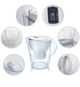 Household Water <strong>Filter</strong> <strong>Pitcher</strong> 3.5L Healthy Drinking Water Alkaline Water <strong>Pitcher</strong> Ionizer With Long Life <strong>Filters</strong> - Product Image 6