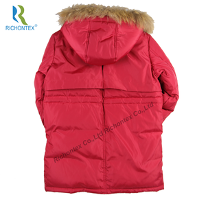 Enfants enfants garçons hiver super chaud en fausse <span class=keywords><strong>fourrure</strong></span> <span class=keywords><strong>capuche</strong></span> <span class=keywords><strong>avec</strong></span> taille réglable longue vestes d'extérieur - Product Image 2