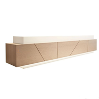 Revêtement bois anti-fissuration écologique et durable pour comptoirs commerciaux (discothèques, bars, cafés) – Design moderne, couleur douce, sensation de continuité