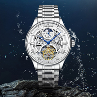 Montre analogique à quartz simple et luxueuse pour homme |   Étanche jusqu'à 30 m |   Boîtier et bracelet en alliage d'acier inoxydable