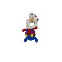 [Produit le plus vendu] Poupées en peluche courtes au crochet faites à la main, poulets coucou à long cou, écureuils, amis créatifs pour les fêtes