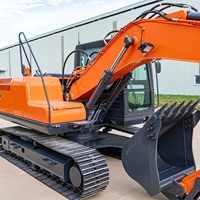 Excavatrice sur chenilles HT150 de 15 tonnes, machine de terrassement, équipement de construction de grande taille