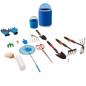 Beachcombing Tool Set With Rake Shovel Bucket For Kids 5-7 Years Outdoor Play Sand Toys Unisex Beach Equipment - Product Image 2
