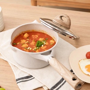 カロテ調理器具セット耐久性のある焦げ付き防止調理器具セットアルミガラスポットミルク鍋鍋鍋鍋金属調理用 - Product Image 6