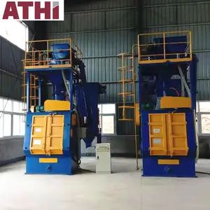 Q32 QR3210 China leading Tumblast shot blast cleaning machine for nut bolts forging casting parts rust scale removal