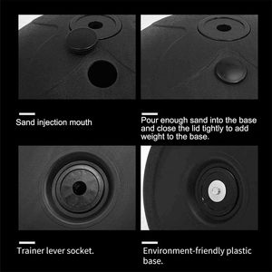 Attrezzatura Portatile per Allenamento Tennis all'Aperto, Trainer Telescopico Regolabile in Altezza per Auto-Allenamento - Product Image 4