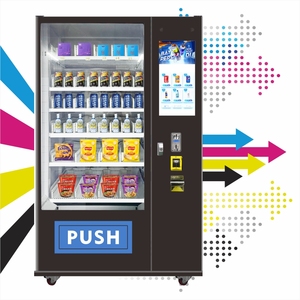 Distributeur automatique intelligent de snacks et de boissons avec écran tactile, capacité de 300 à 600 unités, surveillance à distance, multiple fonctions - Product Image 4