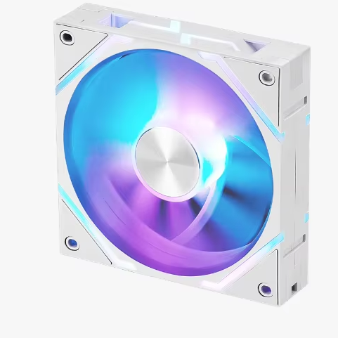 MSI MAG F120 ARGB WHITE 120mm PWM Cooling Fan Hydraulic Bearing Low Noise 5V ARGB Sync for PC Case Radiator