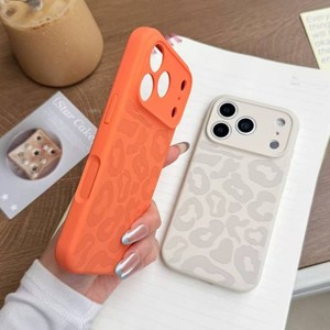 Coque de téléphone portable en silicone microfibre imprimé léopard Senyork pour iPhone 17 Pro Max 16 15 Plus 14 13 - Product Image 2