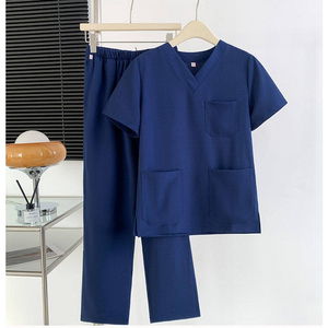 Phụ Nữ Y Tế Dịch Vụ Phù Hợp Với Nhanh Chóng Khô Làm Việc Vải Y Tế Đồng Phục Phòng Khám Áo Y Tá Phù Hợp Với Bác Sĩ Trang Phục Ngắn Tay Áo Salon Làm Việc - Product Image 3