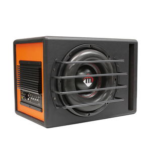 ลำโพงซับวูฟเฟอร์แบบแอคทีฟขนาด 10 นิ้ว ดีไซน์ทันสมัย กำลังขับ 600 วัตต์ RMS ใช้ไฟ DC 12V วอยซ์คอยล์คู่ สำหรับเครื่องขยายเสียงในรถยนต์ ระบบเสียงรถยนต์สุดมหัศจรรย์ - Product Image 4