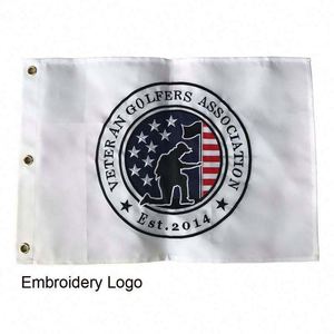 Hot Sale UV Protection Polyester Chequered Neat Stitching Durable Golf Flag for Golf Club Bulk Purchase - Product Image 5