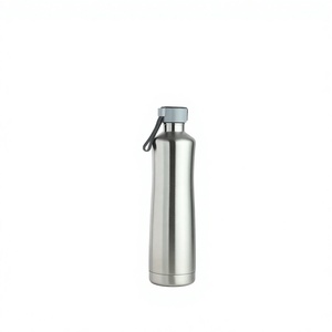 Bouteille d'hydratation en acier inoxydable brossé de qualité supérieure avec couvercle à sangle anti-fuite ou élégant gobelet pour fêtes nuptiales - Product Image 4