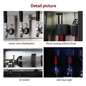 Distributeur de <span class=keywords><strong>vin</strong></span> à commande <span class=keywords><strong>manuelle</strong></span> classique SC-4L Distributeur automatique de <span class=keywords><strong>vin</strong></span> en acier inoxydable à 4 robinets Bars Restaurants 220V Commercial - Product Image 3