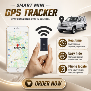 อุปกรณ์สอดแนมแม่เหล็ก GF21 พร้อม GPS รองรับซิมการ์ด แบตเตอรี่ใช้งานได้นาน ติดตามตำแหน่ง ตรวจจับการเคลื่อนไหว กดปุ่มนานเพื่อโทรฉุกเฉิน - Product Image 2
