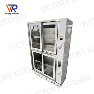 Armoire de désinfection de vaisselle en acier inoxydable VCT-07 VICTORY avec rangement pour restaurants - Product Image 2